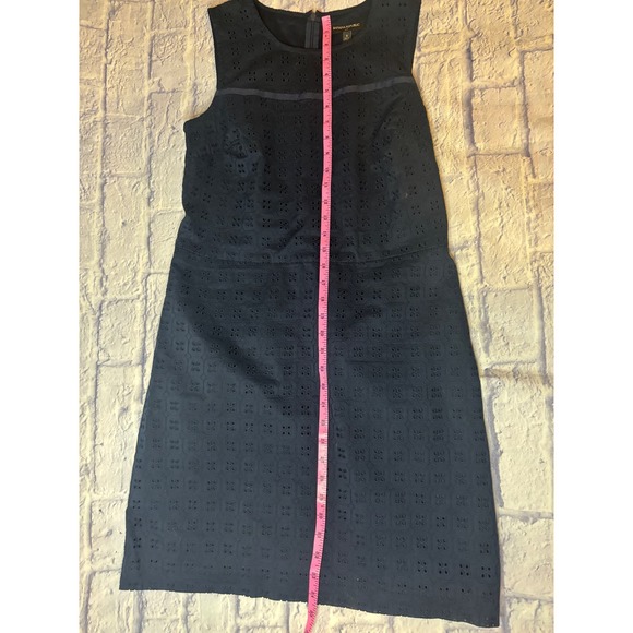 Banana Republic Navy Blue Sleeveless Dress Size 8 - Picture 4 of 9